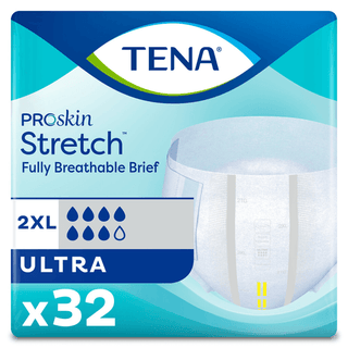 BRIEF, STRETCH TENA ULTRA 2XLG64"-70" (32/BG 2BG/CS) | Quantity - 1x BG