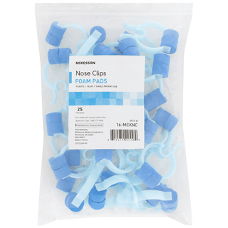 CLIP, NOSE FOAM DISP F/SPIROMETRY (25/BG 8BG/CS) | Quantity - 1x BG