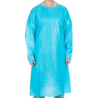 GOWN, IMP PLAS FILM (75/CS) | Quantity - 1x CS