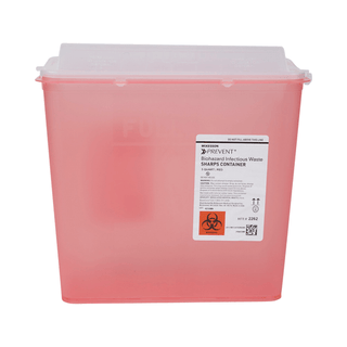 CONTAINER, SHARPS RED 5QT HORIZ (10/BX 2BX/CS) | Quantity - 1x BX
