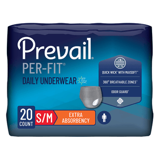 UNDERWEAR, PREVAIL PER-FIT MEN34"-36" (20/BG 4BG/CS) | Quantity - 1x CS