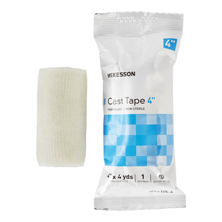 TAPE, CAST WHT LF 4"X4YDS (10RL/BX) | Quantity - 1x BX