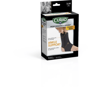 SUPPORT ANKLE NEOPRENE OPEN HEEL MED SR