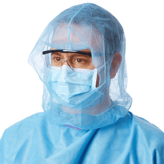 COVER HEAD AND BEARD  SPUNBOND  BLUE