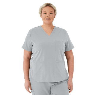 TOP SCRUB AVE WMN LEX GRY XL
