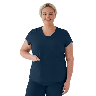 TOP SCRUB AVE WMN MONROE NVY 3XL