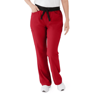 PANT SCRUB AVE WMN COASTAL RED 2XL