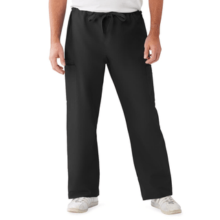 PANT SCRUB CARGO NON-REV BLACK MD