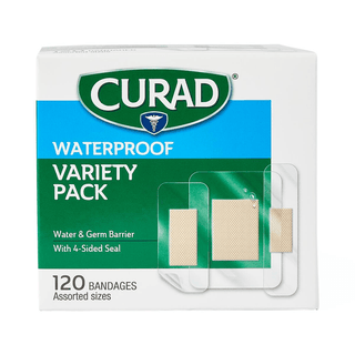 CURAD  WATERPROOF ASSORTED PACK  120CT