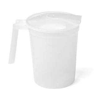 PITCHER HANDLE W/LID PIGMENT FREE
