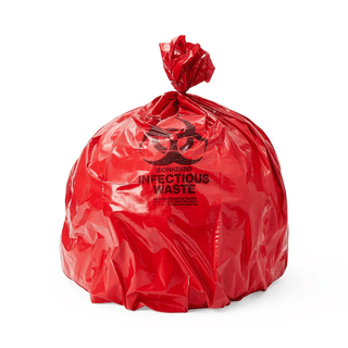 LINER RED BIOHAZARD 40X46 FLAT