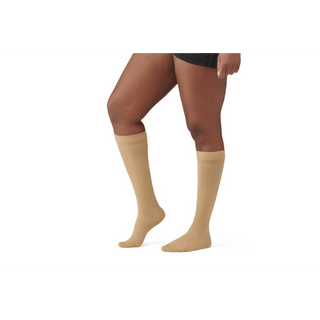HOSIERY COMP KNEE 20-30 XL D TAN