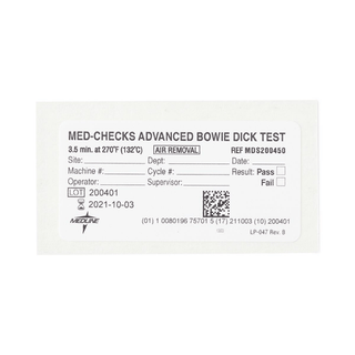 PACK TEST BOWIE DICK ADVANCED 4PK/30EA