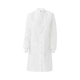 COAT LAB LADIES RESISTAT WHITE MD 1EA