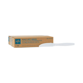 KNIFE PLASTIC 7.5IN WHITE HVY WT