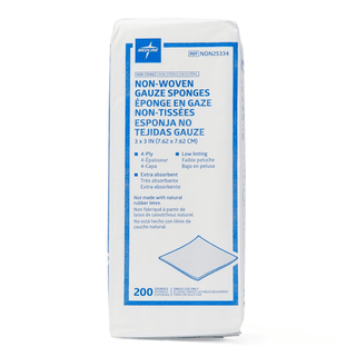 GAUZE SPONGE 3X3 4PLY NS NW LF