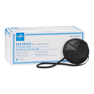 EYE PATCH  ADULT  CONCAVE  BLACK