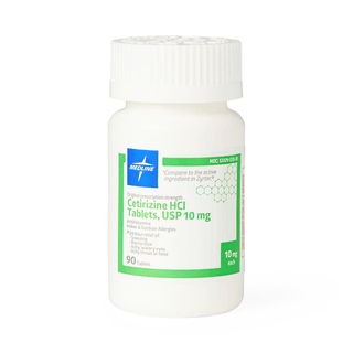 CETIRIZINE 10MG TAB 90/BT