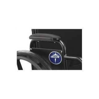 PAD ARMREST NYLON BLK DESK-LENGTH