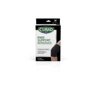 SUPPORT KNEE CLSD PATELLA RETAIL M 4/CS