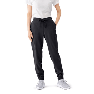 PANT SCRUB AVE WOMEN JOGGER 7PKT BLK LP