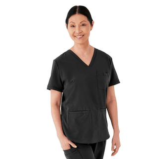 TOP SCRUB AVE WMN LEX BLK 4XL