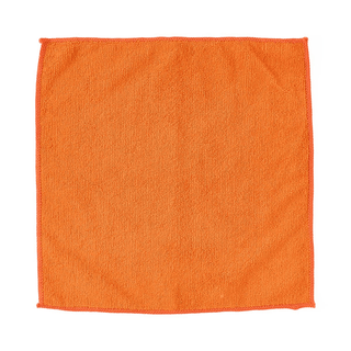 CLOTH MICROFIBER LT WT 12X12 ORNG 250/CS