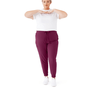 PANT SCRUB AVE WOMEN JOGGER7PKT WNE 2XLT