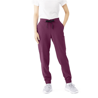 PANT SCRUB AVE WOMEN JOGGER7PKT WINE S