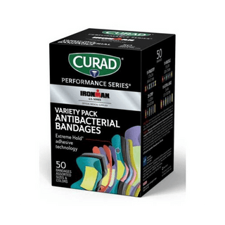IRONMAN  BNDG ANTIBAC VARIETY PACK 50CT