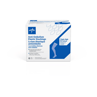 STOCKING ANTI-EMBOLISM THIGH LRG SHRT LF
