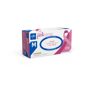 GLOVE  EXAM  NITRILE  PINK  SENSE  M