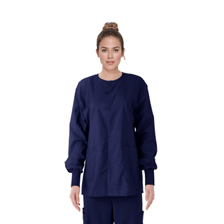 JACKET SCRUB MDNIT CE USEX KNIT CUF LRG