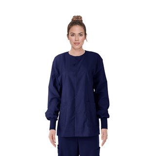 JACKET SCRUB MDNIT CE USEX KNIT CUF XS