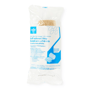 BANDAGE COHESIVE TAN 4X1YD LF NS SHORT