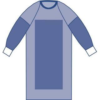 GOWN SIRUS POLYRNF RAGLAN 2XL ST 1EA