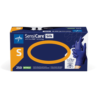 GLOVE EXAM PF NITRILE SILK SMRTBX  S
