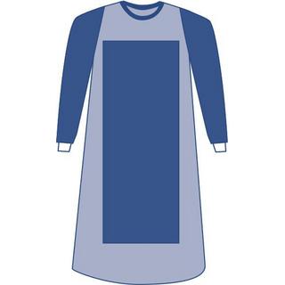 GOWN POLYRNF BRTHSLV L 100/CS