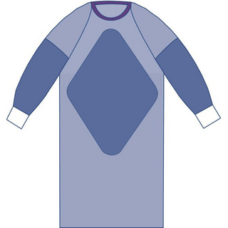 GOWN SIRUS FABRNF XL 100/CS