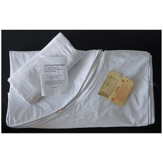 ADI MEDICAL MEDICAL CADAVER BAGS - Post Mortem Bag, Straight Zipper, Child, 3 Tags, 28" x 48", 10/cs | Quantity - 1x CS
