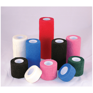 AMD MEDICOM COHESIVE BANDAGES - Cohesive Bandage, 6" x 5 yds, Non-Sterile, Tan, Individually Wrapped, Latex Free (LF), 12/bx | Quantity - 1x BX