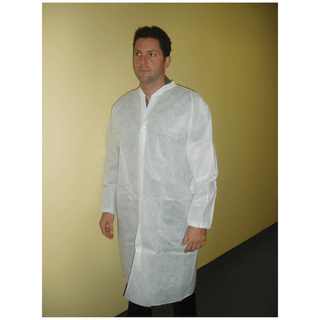AMD MEDICOM PREMIUM WHITE LAB COATS - Premium Lab Coat, XX-Large, White, 50/cs | Quantity - 1x CS