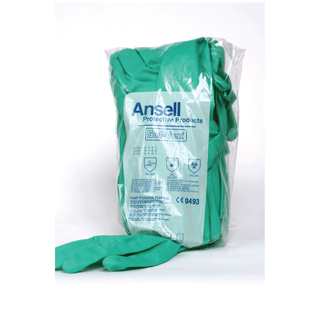 ANSELL SOL-VEX NITRILE CHEMICAL PROTECTION GLOVES - Protection Gloves, Size 9-9, 12 pr/bg, 12 bg/cs  | Quantity - 1x CS