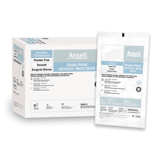 ANSELL GAMMEX NON-LATEX PI MICRO WHITE SURGICAL GLOVES - Surgical Gloves, Size 6, White, 50 pr/bx, 4 bx/cs  | Quantity - 1x CS