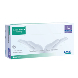 ANSELL MICRO-TOUCH AFFINITY SYNTHETIC EXAM GLOVES - Exam Gloves, Medium, 100/bx, 10 bx/cs  (Item on Manufacturer Backorder  Inventory Limited when Available) | Quantity - 1x CS