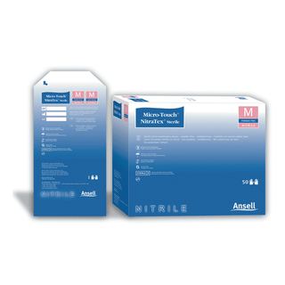 ANSELL MICRO-TOUCH NITRATEX STERILE EXAM GLOVES - Exam Gloves, Sterile, Large, Pairs, 50 pr/bx, 4 bx/cs  | Quantity - 1x CS