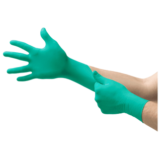 ANSELL NEOGARD TOUCH 73-737 EXAM GLOVE - Exam Glove, Neoprene, Large (8.5-9), Polymer Coated, Beaded Cuff, Green, Powder-Free, 200/bx, 10 bx/cs  (Item on Manufacturer Backorder  Inventory Limited when Available) | Quantity - 1x CS