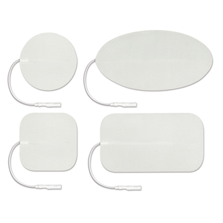 AXELGAARD VALUTRODE FOAM ELECTRODES - ValuTrode Foam Electrode, White Foam Top, 1" x 3" Rectangle, 4/pk, 10 pk/bg, 1 bg/cs (090164) | Quantity - 1x CS