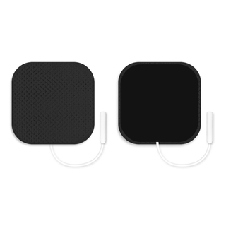 AXELGAARD ECONOSTIM ELECTRODES - 2" x 2" (5cm x 5cm) Square, Black Top,  8/pk, 10 pk/bg, 1 bg/cs (To Be DISCONTINUED) | Quantity - 1x CS