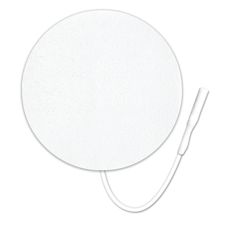 AXELGAARD VALUTRODE X FOAM ELECTRODES - ValuTrode X Electrode, White Foam Top, 2" Round, 4/pk, 10 pk/bg, 1 bg/cs (090171) | Quantity - 1x CS